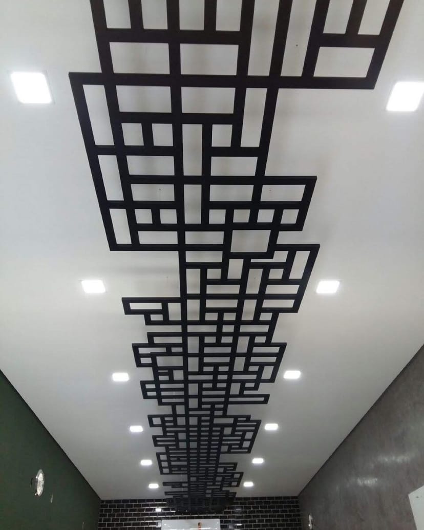 Painel Geométrico Decorativo — Teto